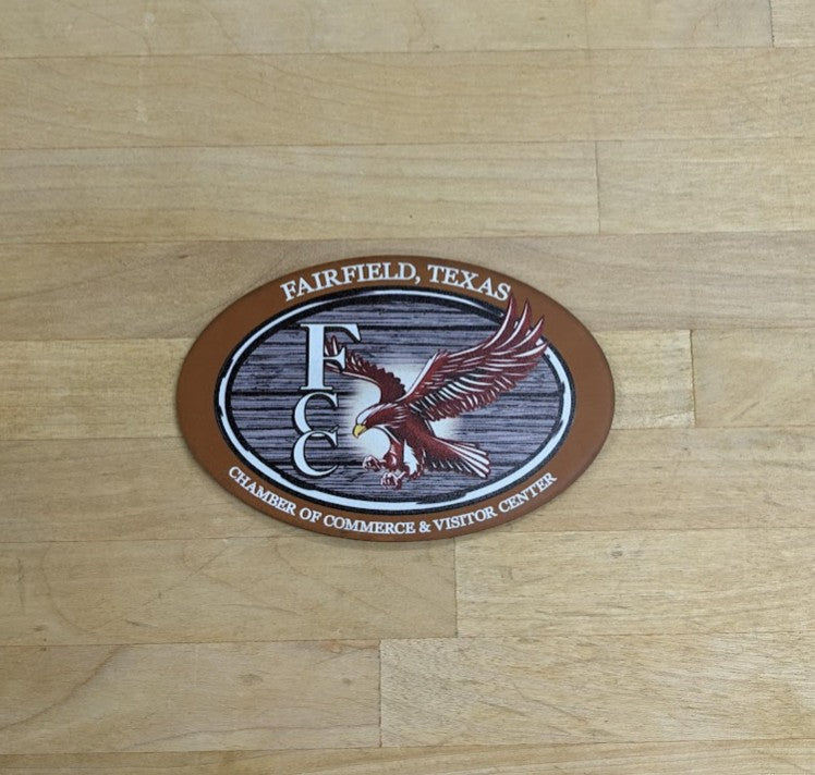 Custom Color UV Printed Heritage Leatherette Patches