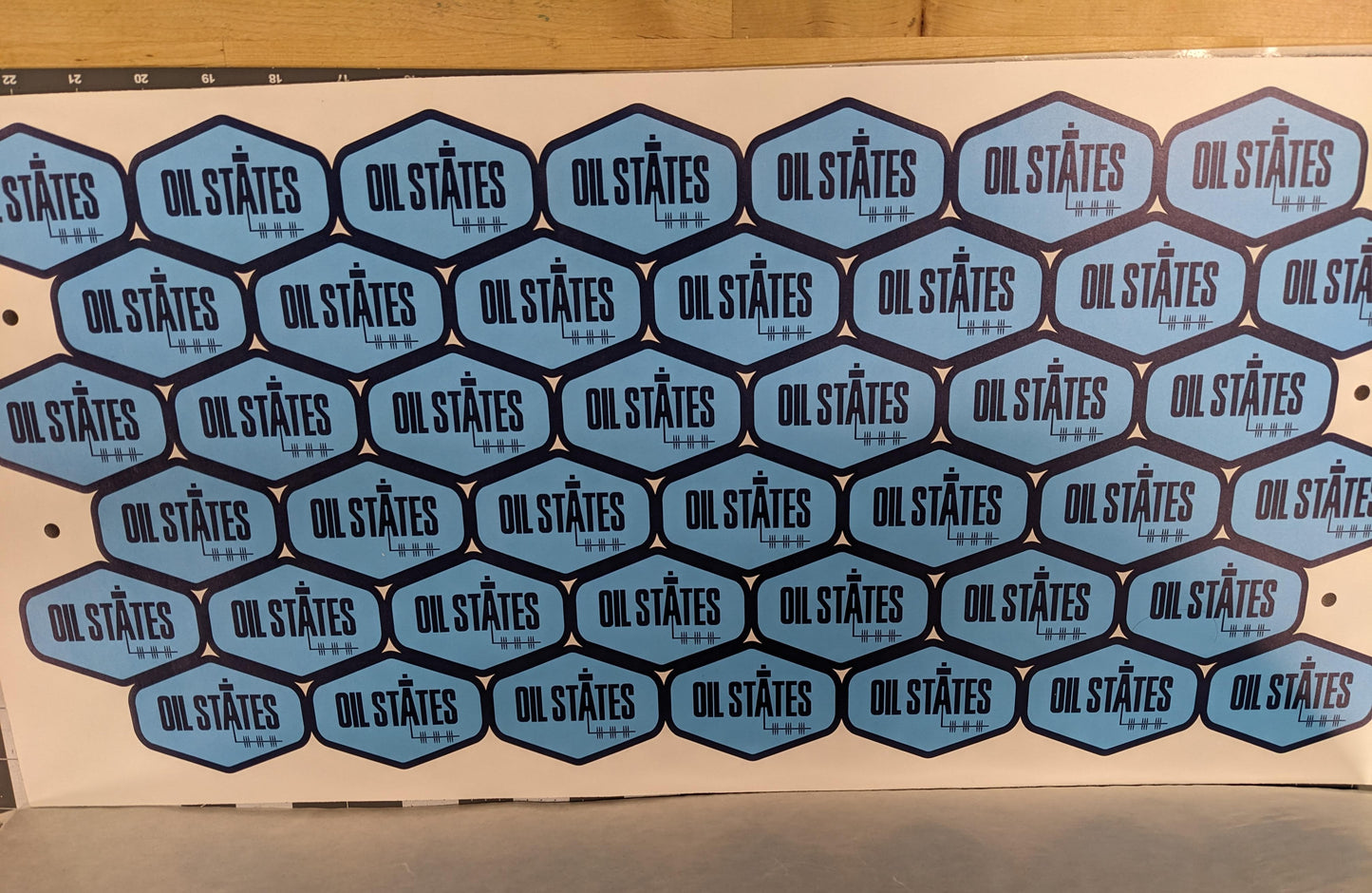 Custom Color UV Printed Heritage Leatherette Patches