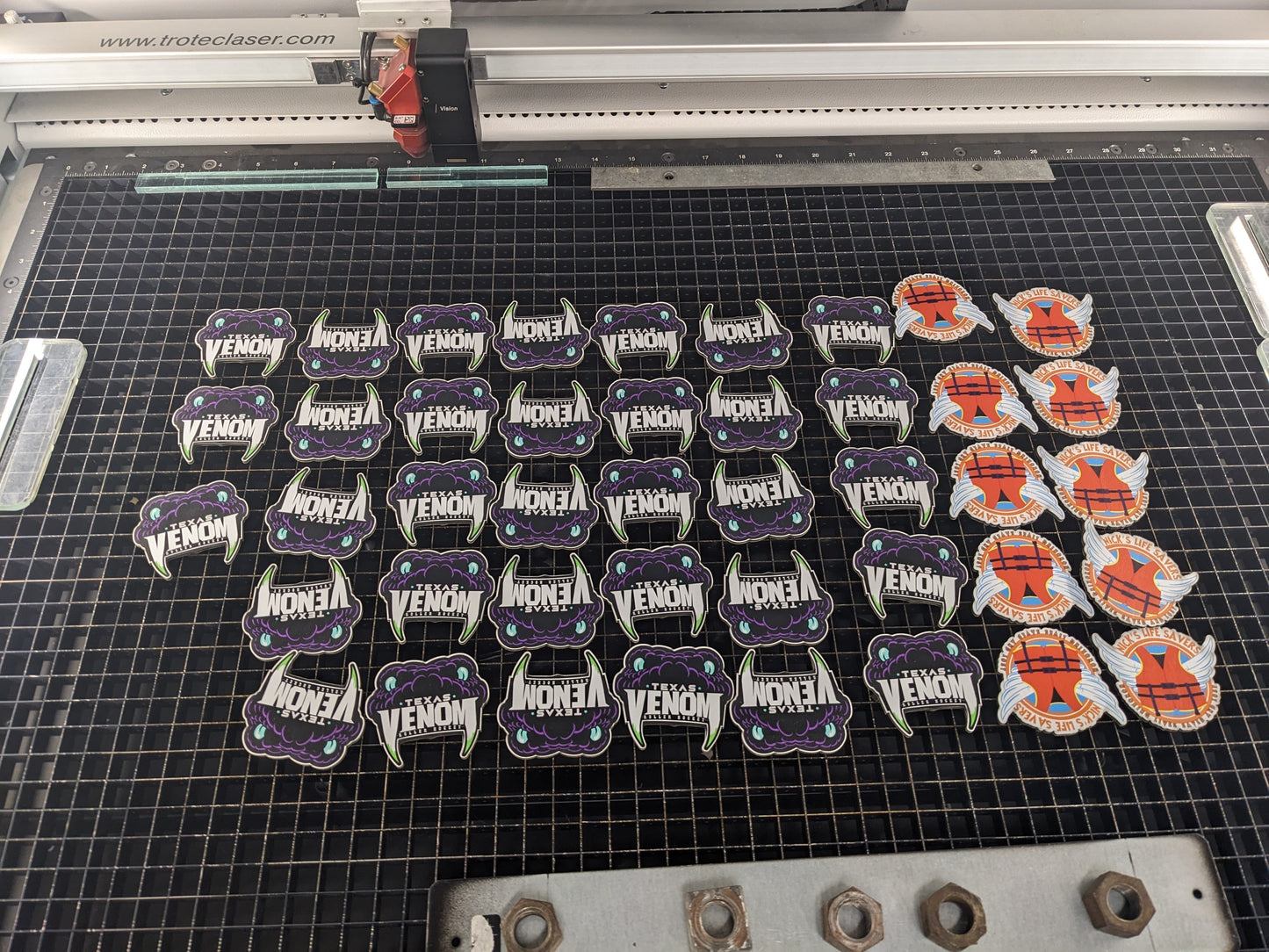 Custom Color UV Printed Heritage Leatherette Patches