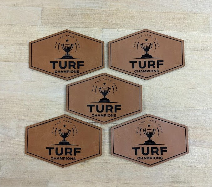 Engraved Heritage Leatherette Patches